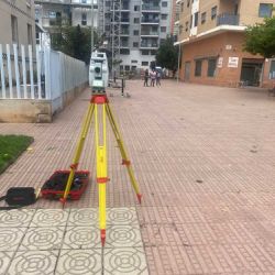 Levantamiento de estación robotizada