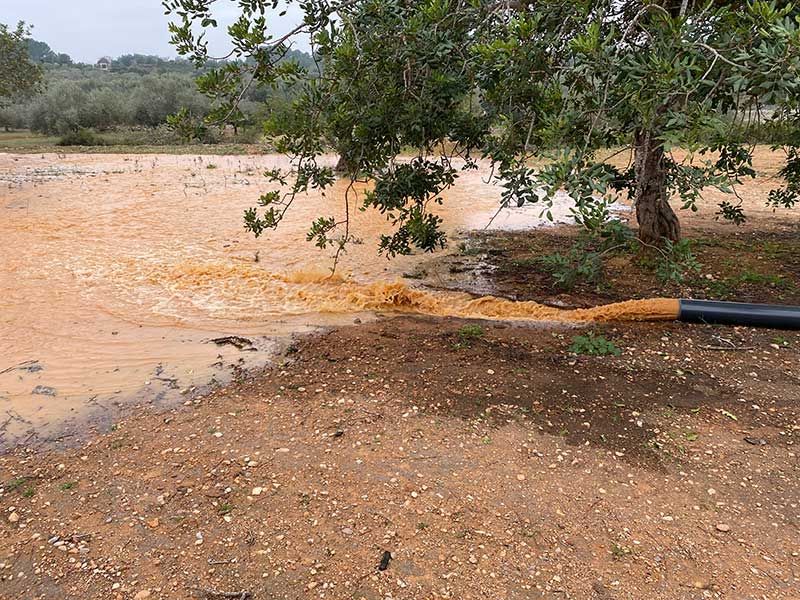 Aforo para pozo de riego